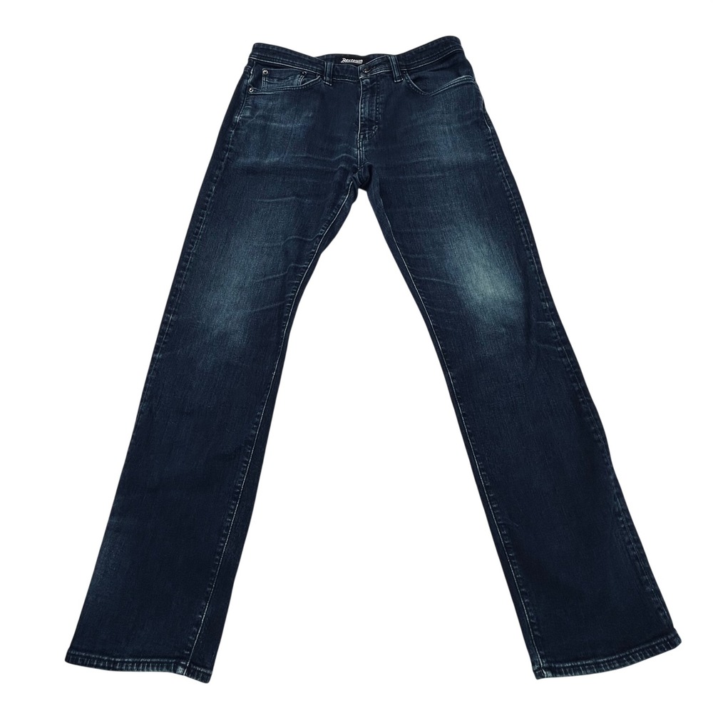 Revtown Automatic Decade Jeans Mens 34x34 Dark Wash Denim Straight Performance